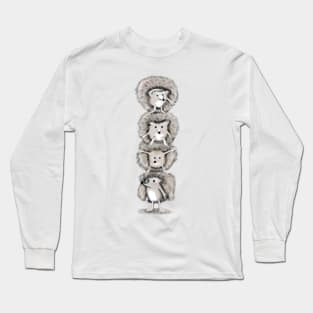 Hedgehog Totem Long Sleeve T-Shirt